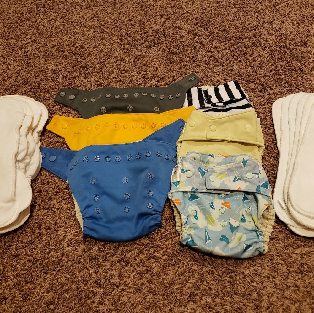 6 Grovia hybrid snap shells inserts boosters